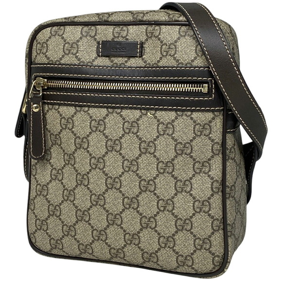 Gucci GG patterned canvas Shoulder Bag brown - Picture 1 of 6